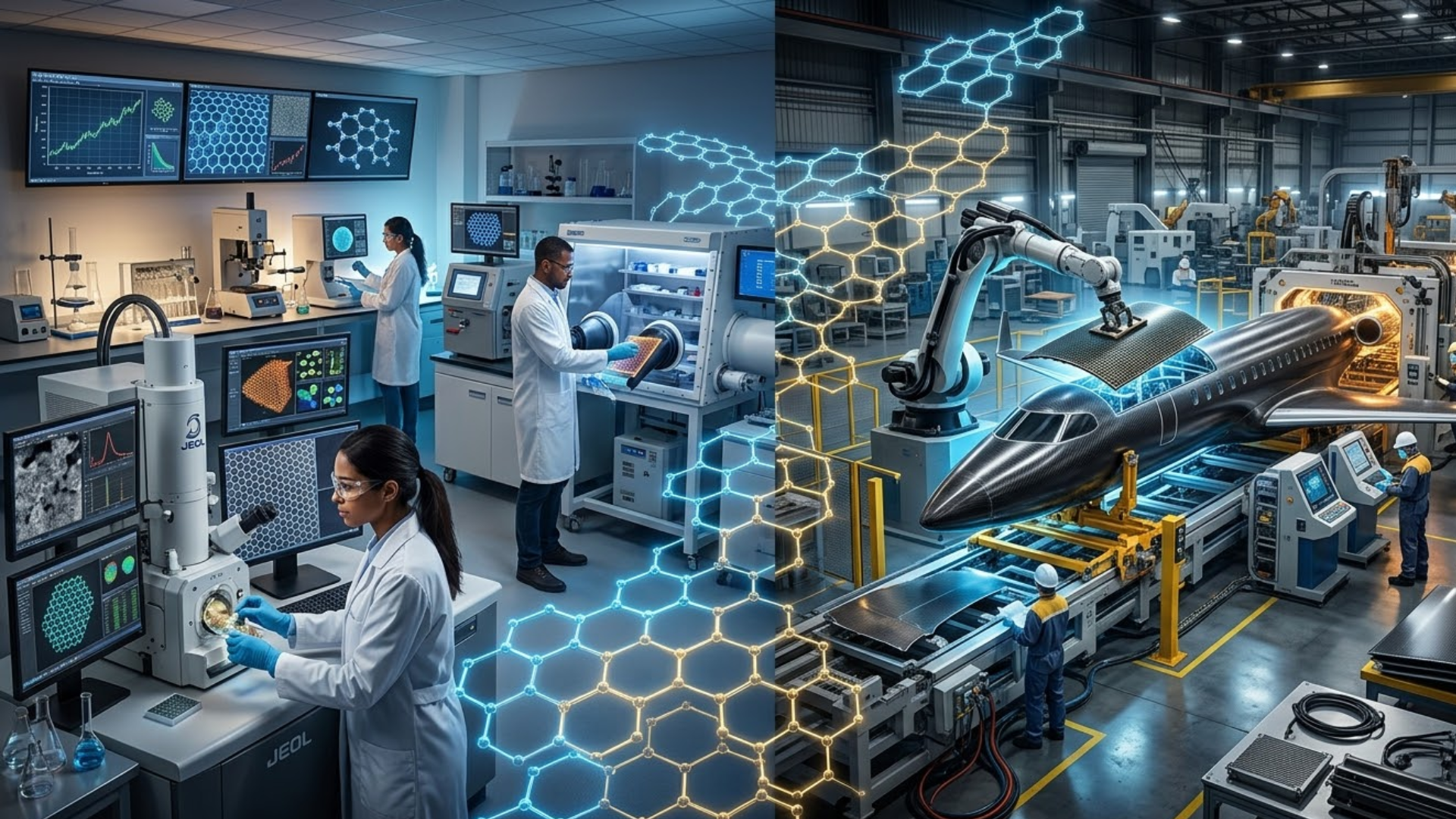 estrutura do grafeno no Canadá aplicações em materiais avançados